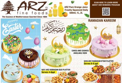 Arz Fine Foods Flyer March 31 to April 6
