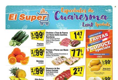 El Super (CA) Weekly Ad Flyer Specials March 29 to April 4, 2023