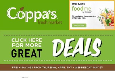 Coppa's Fresh Market Flyer April 30 to May 6