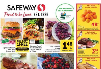 Safeway (CA) Weekly Ad Flyer Specials March 29 to April 4, 2023