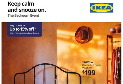 Ikea The Bedroom Event Flyer May 1 to June 10