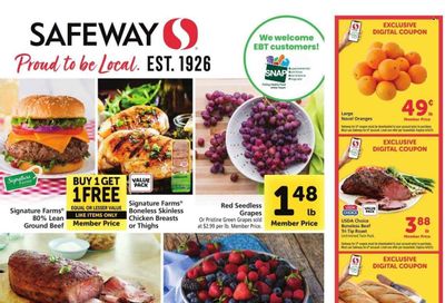 Safeway (CA) Weekly Ad Flyer Specials March 29 to April 4, 2023