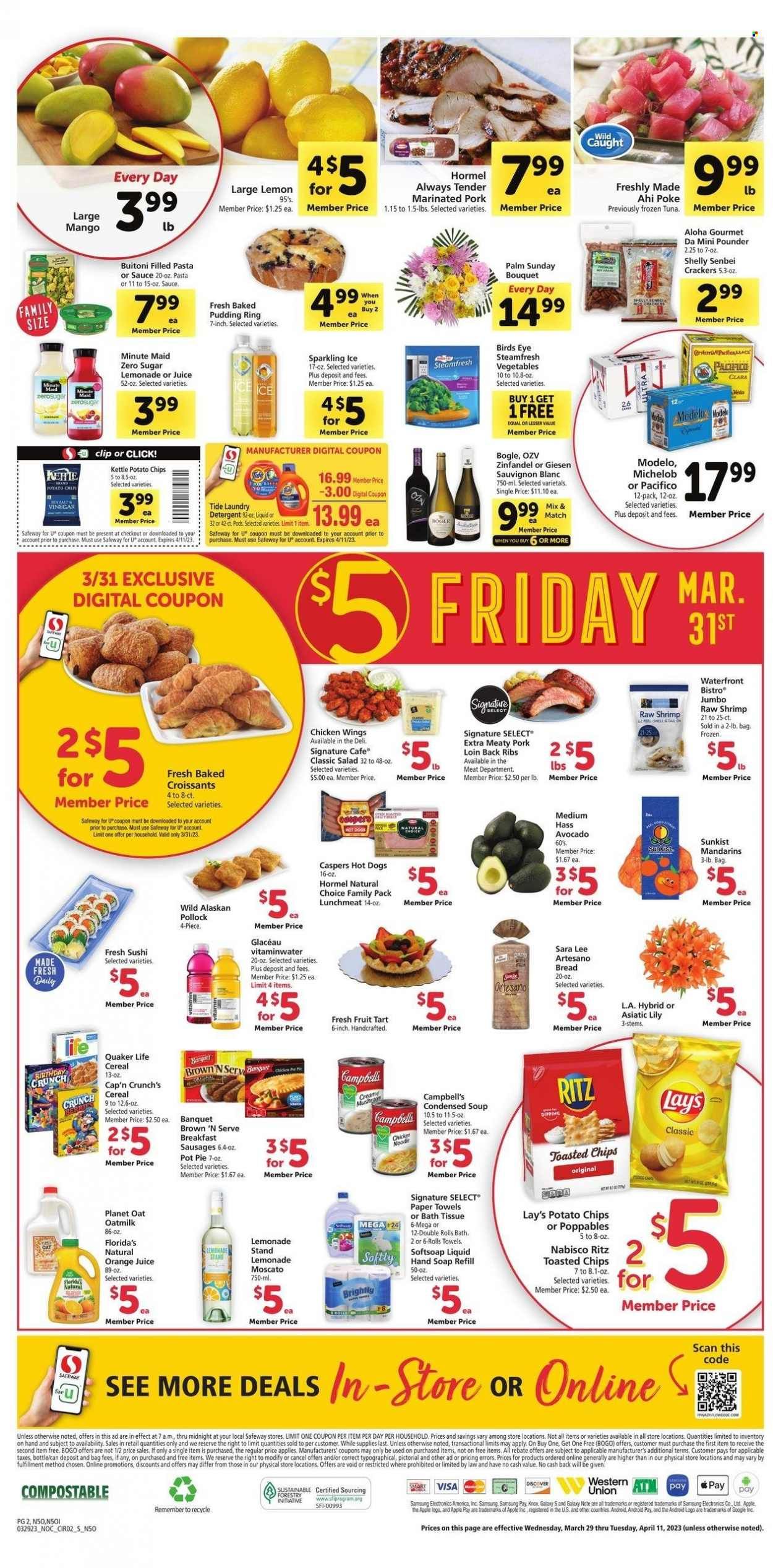 Safeway (HI) Weekly Ad Flyer Specials March 29 to April 4, 2023