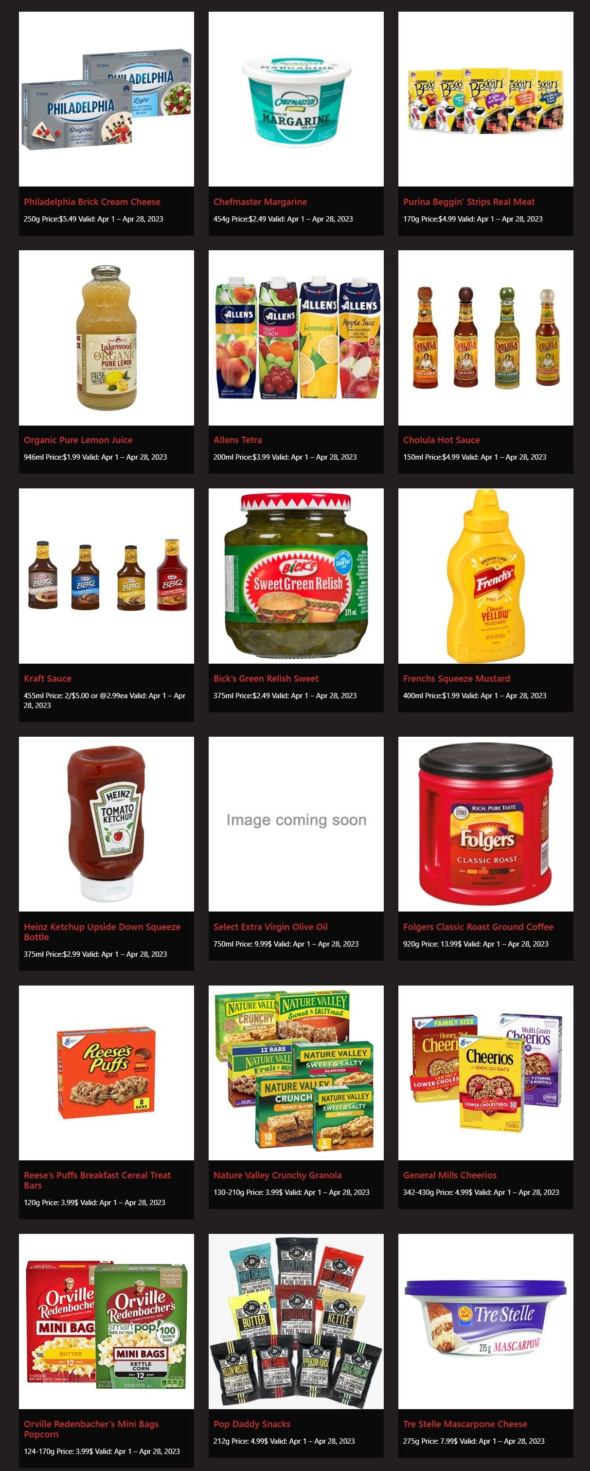 Rabba in-store Deals April 1 to 28