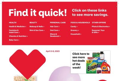 CVS Pharmacy Weekly Ad Flyer Specials April 2 to April 8, 2023