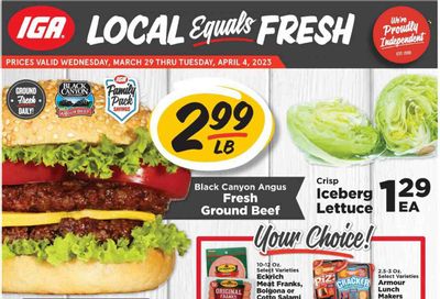 IGA (OH) Weekly Ad Flyer Specials March 29 to April 4, 2023