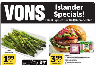 Vons (CA) Weekly Ad Flyer Specials March 29 to April 4, 2023