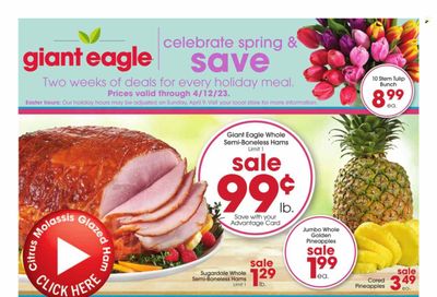 Giant Eagle (PA) Weekly Ad Flyer Specials March 30 to April 12, 2023