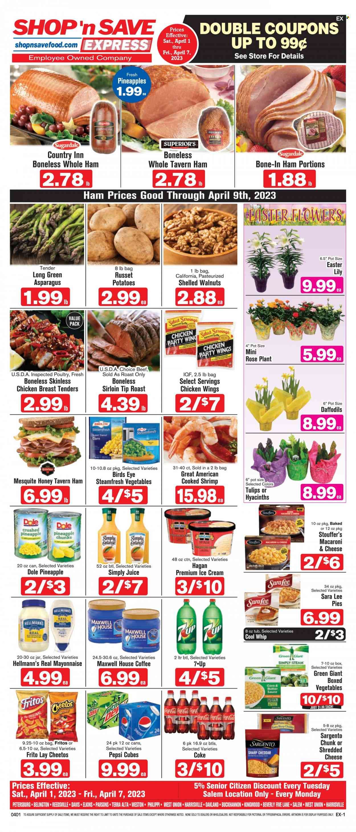 Shop ‘n Save Express (MD, PA, WV) Weekly Ad Flyer Specials April 1 to April 7, 2023