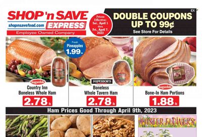 Shop ‘n Save Express (MD, PA, WV) Weekly Ad Flyer Specials April 1 to April 7, 2023
