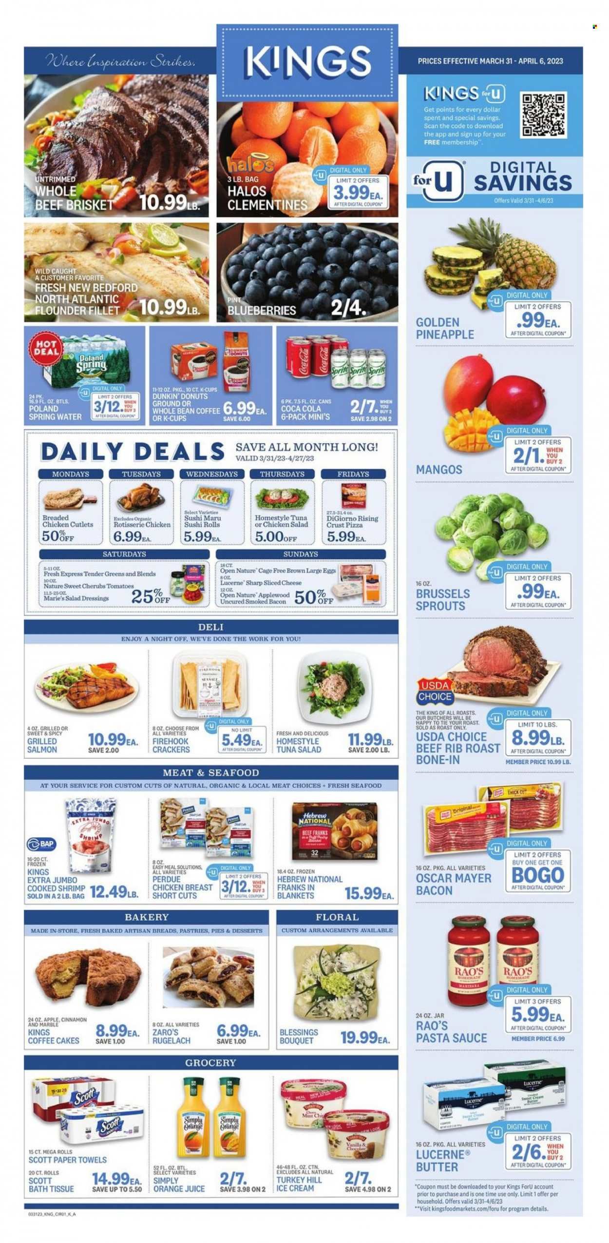 Kings Food Markets (CT, NJ, NY) Weekly Ad Flyer Specials March 31 to April 6, 2023
