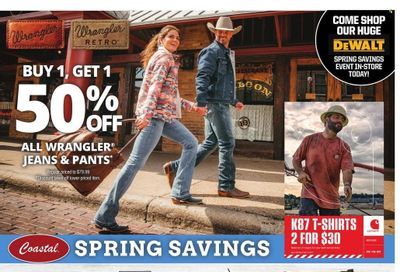 Coastal Farm & Ranch Weekly Ad Flyer Specials March 29 to April 4, 2023
