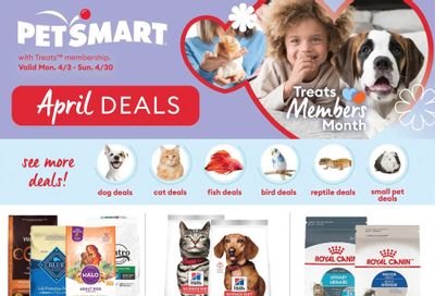 PetSmart April Deals Flyer April 3 to 30