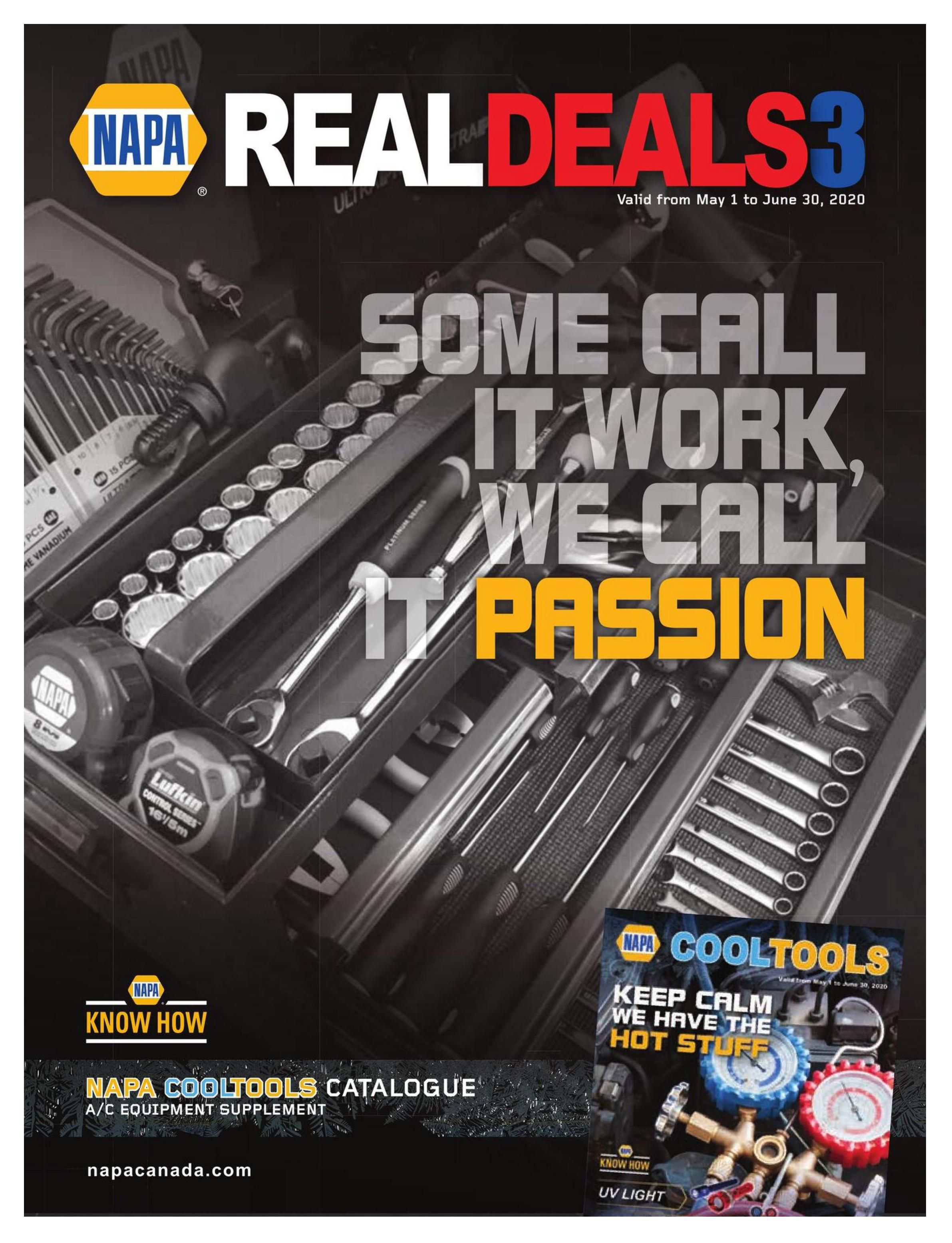 NAPA Auto Parts Real Deals Flyer May 1 to June 30