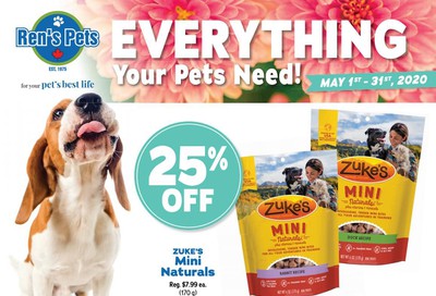 Ren's Pets Depot Flyer May 1 to 31