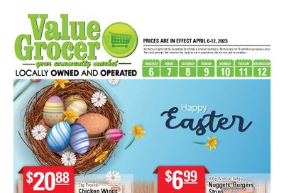 Value Grocer Flyer April 6 to 12