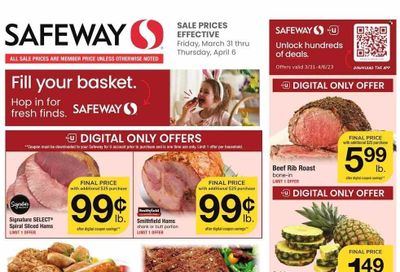 Safeway (DC) Weekly Ad Flyer Specials March 31 to April 6, 2023