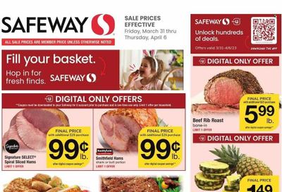 Safeway (DC, MD) Weekly Ad Flyer Specials March 31 to April 6, 2023