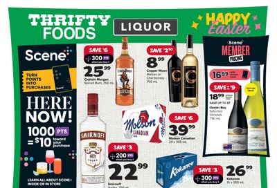 Thrifty Foods Liquor Flyer April 6 to 12