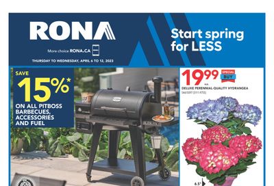 Rona (West) Flyer April 6 to 12