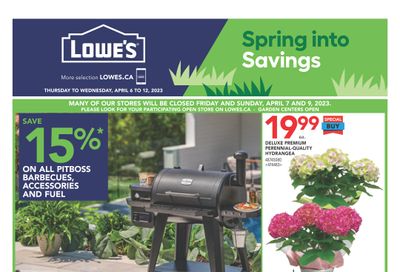 Lowe's (ON) Flyer April 6 to 12
