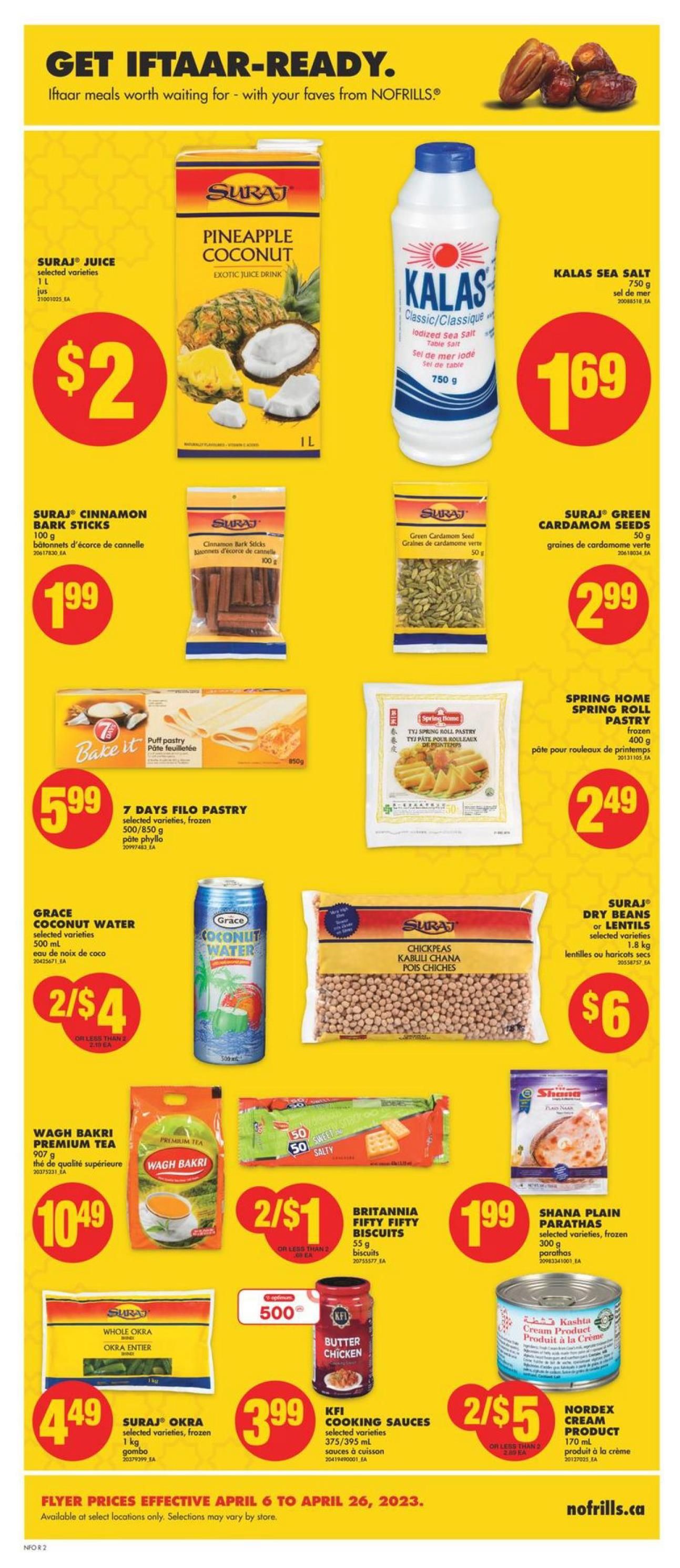 No Frills (ON) Ramadan Flyer April 6 to 26