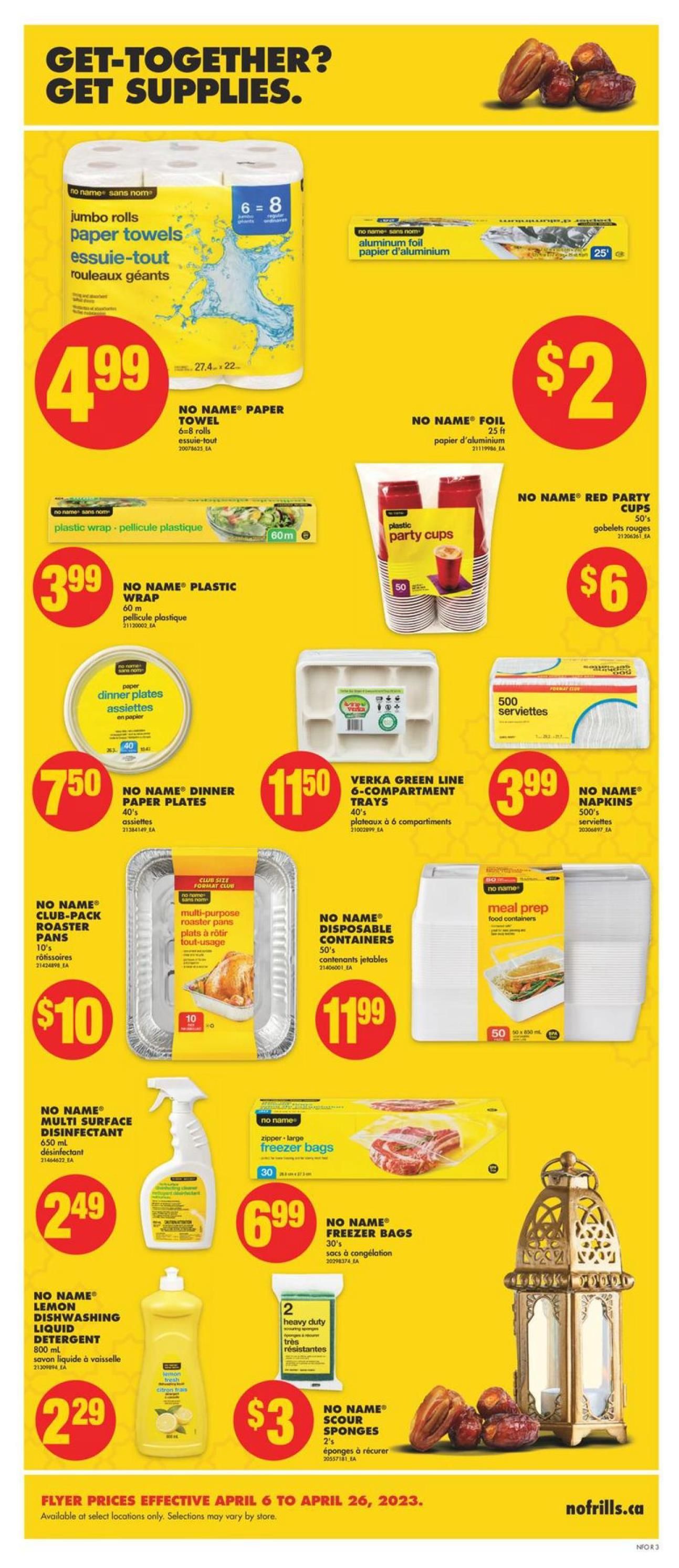 No Frills (ON) Ramadan Flyer April 6 to 26