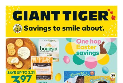 Giant Tiger (West) Flyer April 5 to 11