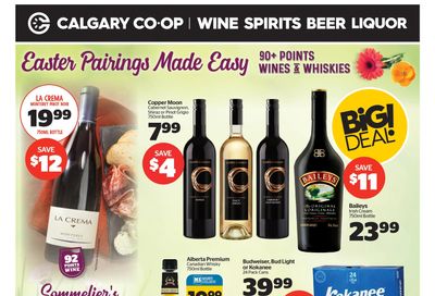 Calgary Co-op Liquor Flyer April 6 to 12