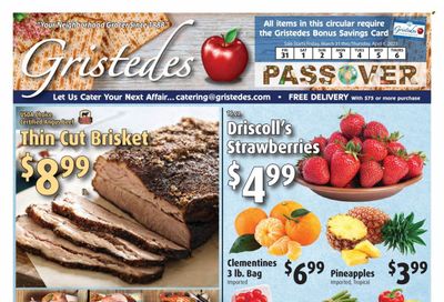 Gristedes (NY) Weekly Ad Flyer Specials March 31 to April 6, 2023