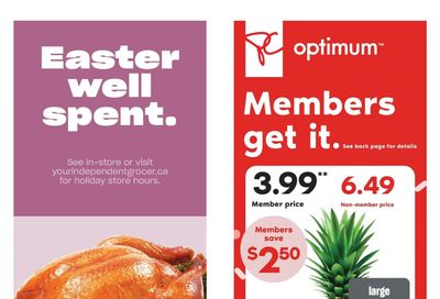 Independent Grocer (Atlantic) Flyer April 6 to 12