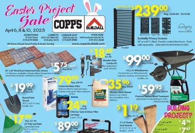 COPP's Buildall Flyer April 6, 8 and 10