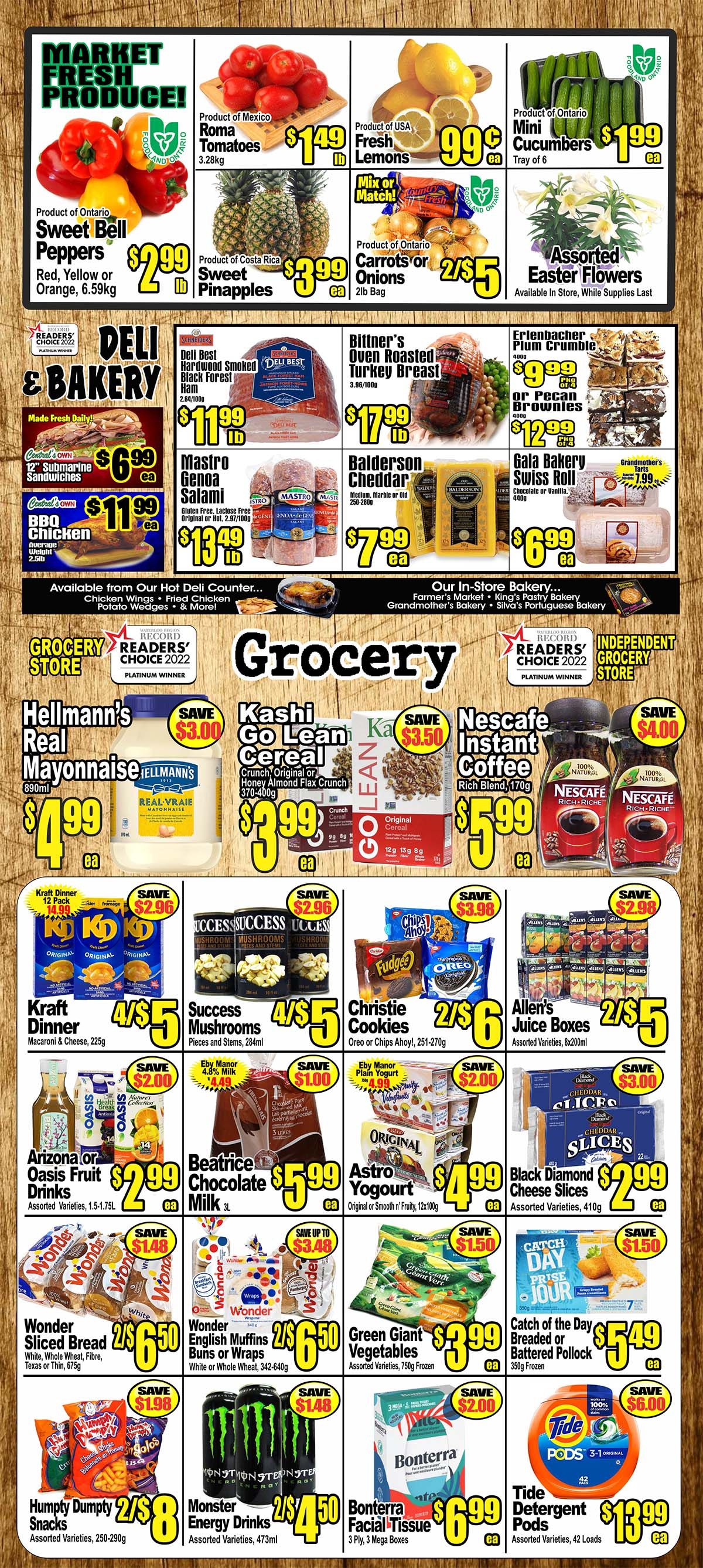 Central Fresh Market Flyer April 6 to 13