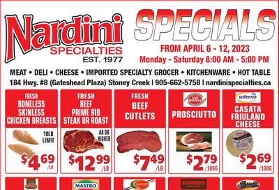 Nardini Specialties Flyer April 6 to 12
