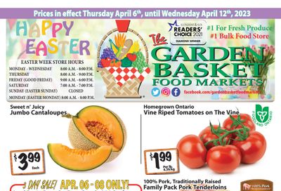 The Garden Basket Flyer April 6 to 12