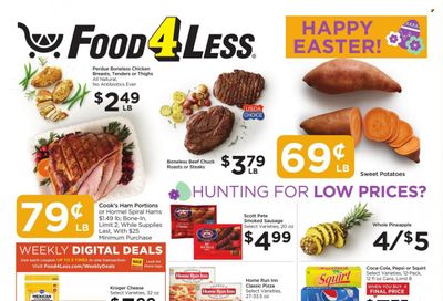 Food 4 Less (IL) Weekly Ad Flyer Specials April 5 to April 11, 2023