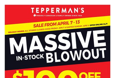 Tepperman's Flyer April 7 to 13