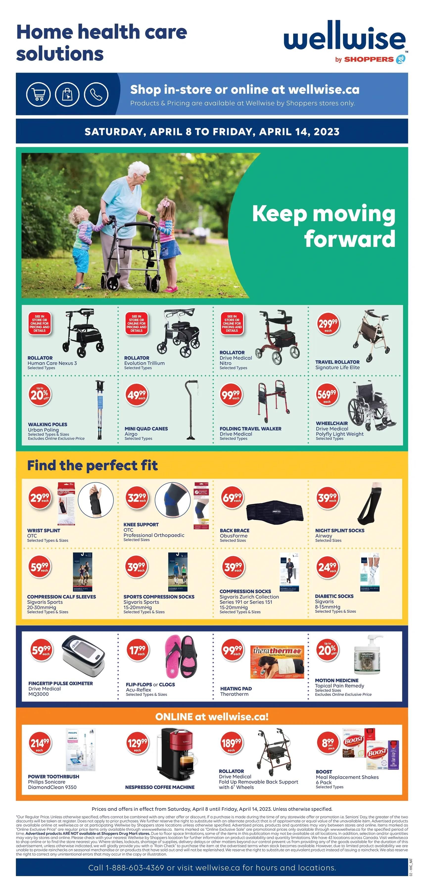 Wellwise By Shoppers Flyer April 8 to 14