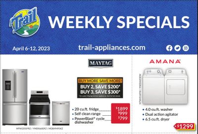 Trail Appliances (AB & SK) Flyer April 6 to 12