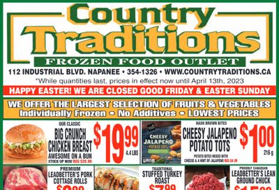 Country Traditions Flyer April 6 to 13