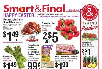 Smart & Final (CA) Weekly Ad Flyer Specials April 5 to April 11, 2023