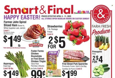 Smart & Final (CA) Weekly Ad Flyer Specials April 5 to April 11, 2023