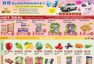 88 Supermarket Flyer April 6 to 12