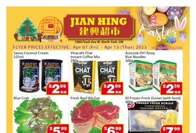 Jian Hing Supermarket (North York) Flyer April 7 to 13