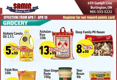 Samir Supermarket Flyer April 7 to 10