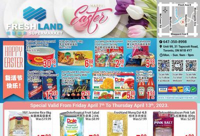 FreshLand Supermarket Flyer April 7 to 13