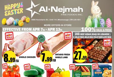 Alnejmah Fine Foods Inc. Flyer April 7 to 13