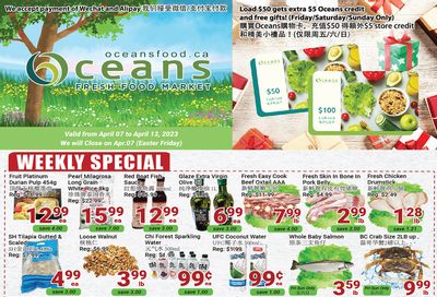 Oceans Fresh Food Market (Mississauga) Flyer April 7 to 13