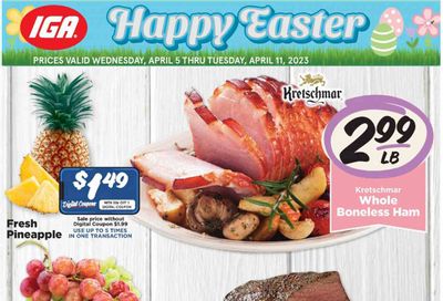 IGA (OH) Weekly Ad Flyer Specials April 5 to April 11, 2023