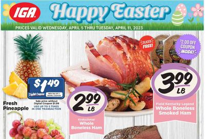 IGA (IL) Weekly Ad Flyer Specials April 5 to April 11, 2023